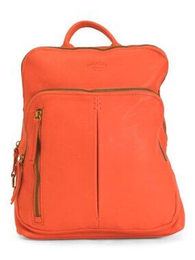 AMERICAN LEATHER CO. Leather cleveland backpack